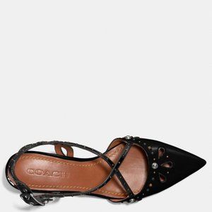 Coach Flat With Prairie Rivets 7